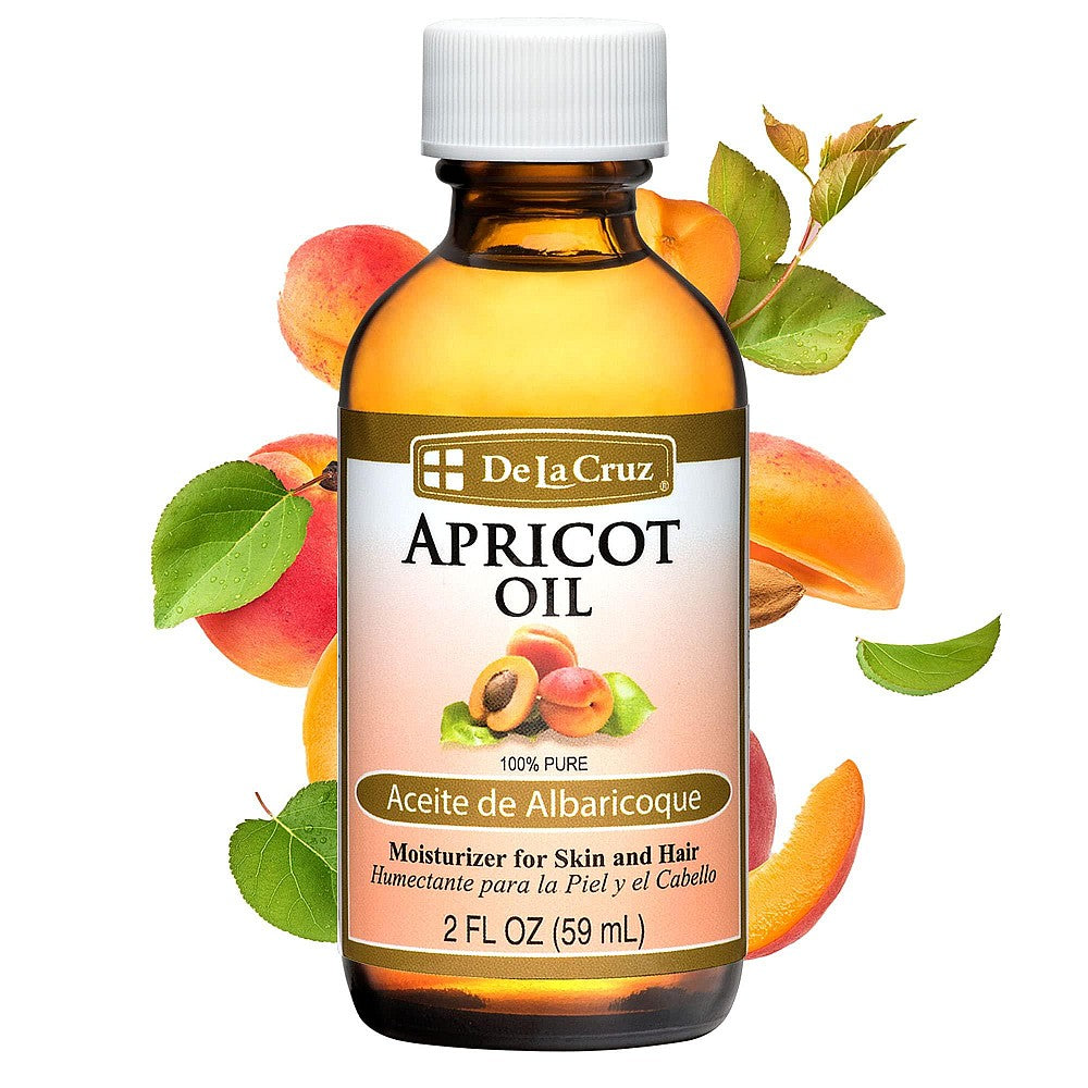 De La Cruz Apricot Oil, Moisturizing Oil - 2 Fl Oz