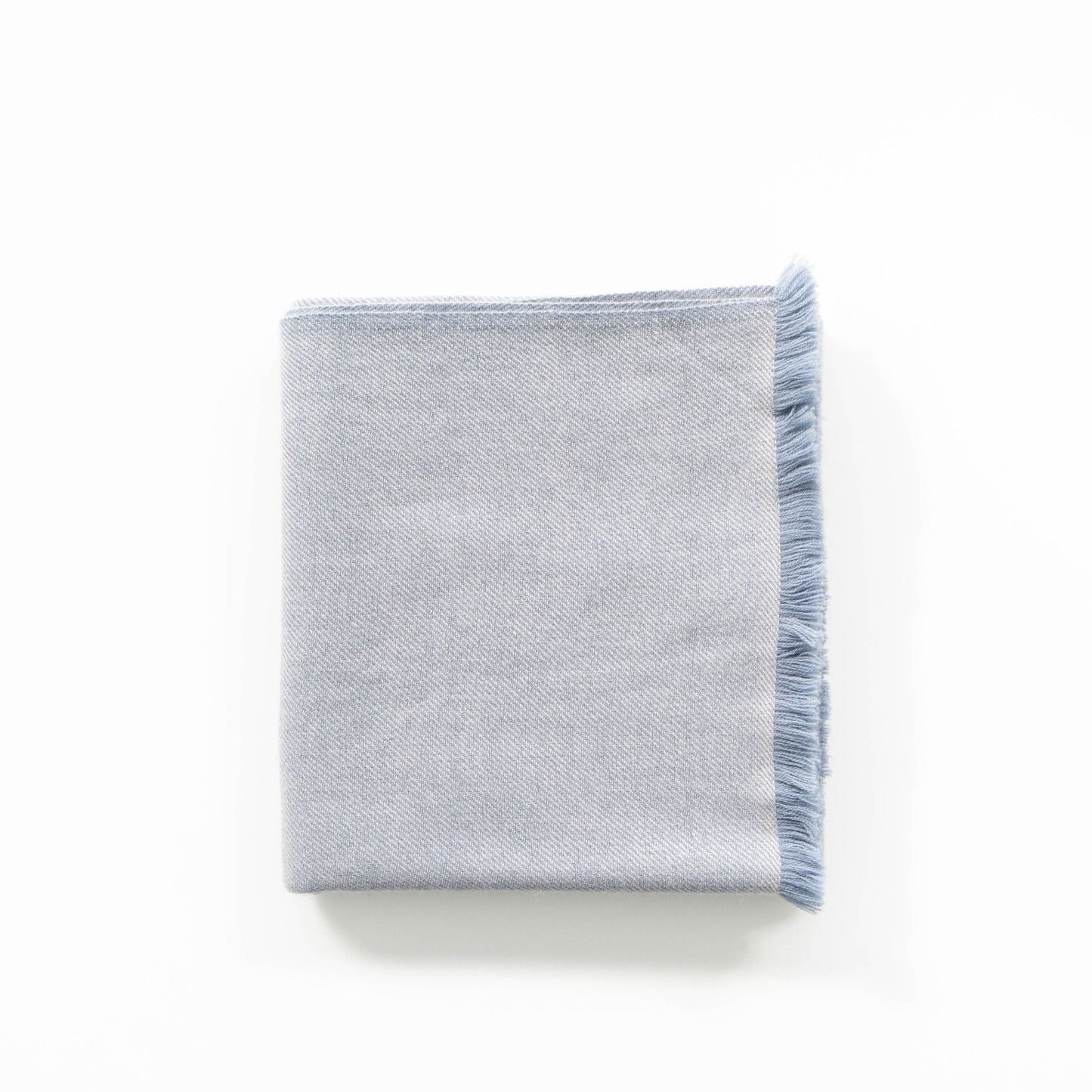 Boro Blue Handwoven Merino Throw
