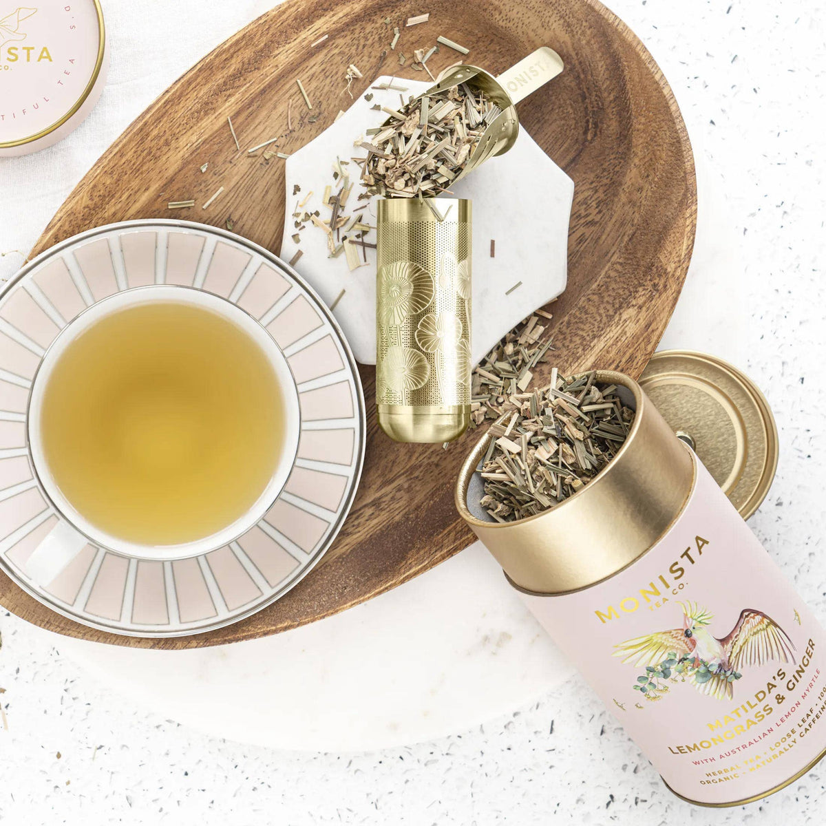 Tea Infuser Stick - Gold