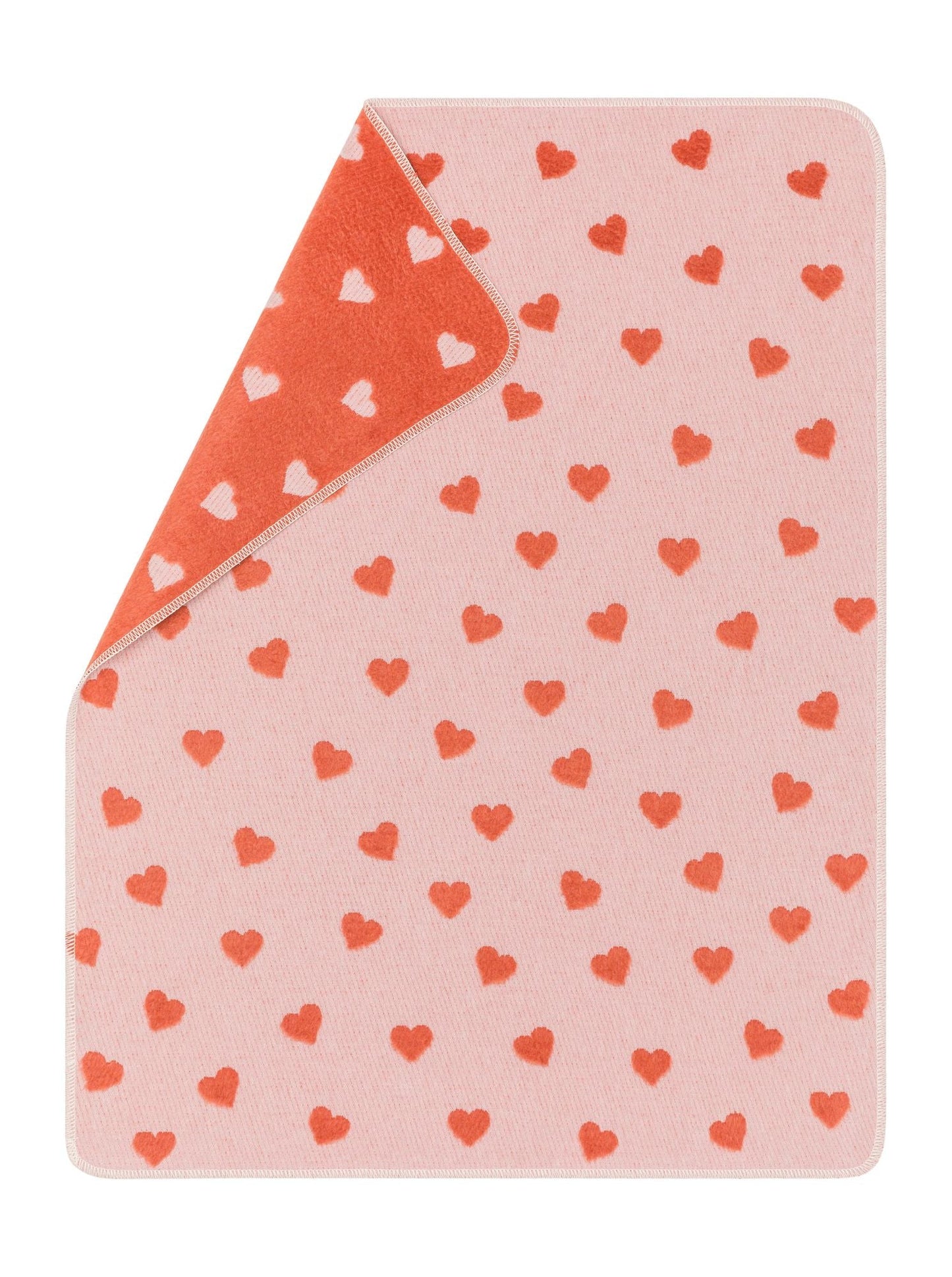 CARLA Baby Blanket "Hearts Allover"