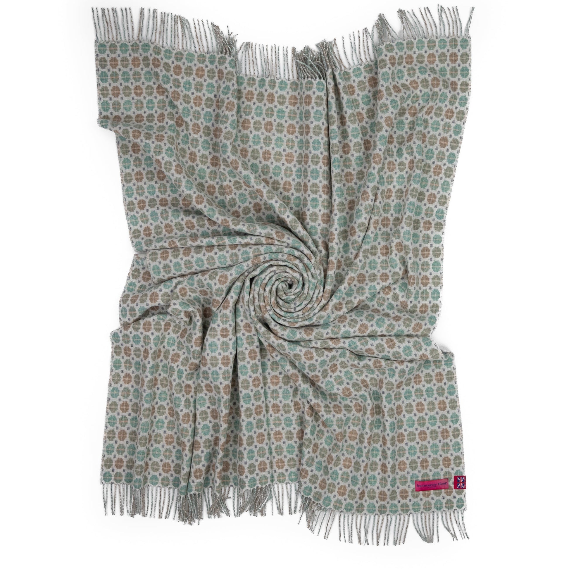 Southampton Home Merino Wool Medallion (Mint) - Osadia Concept Store