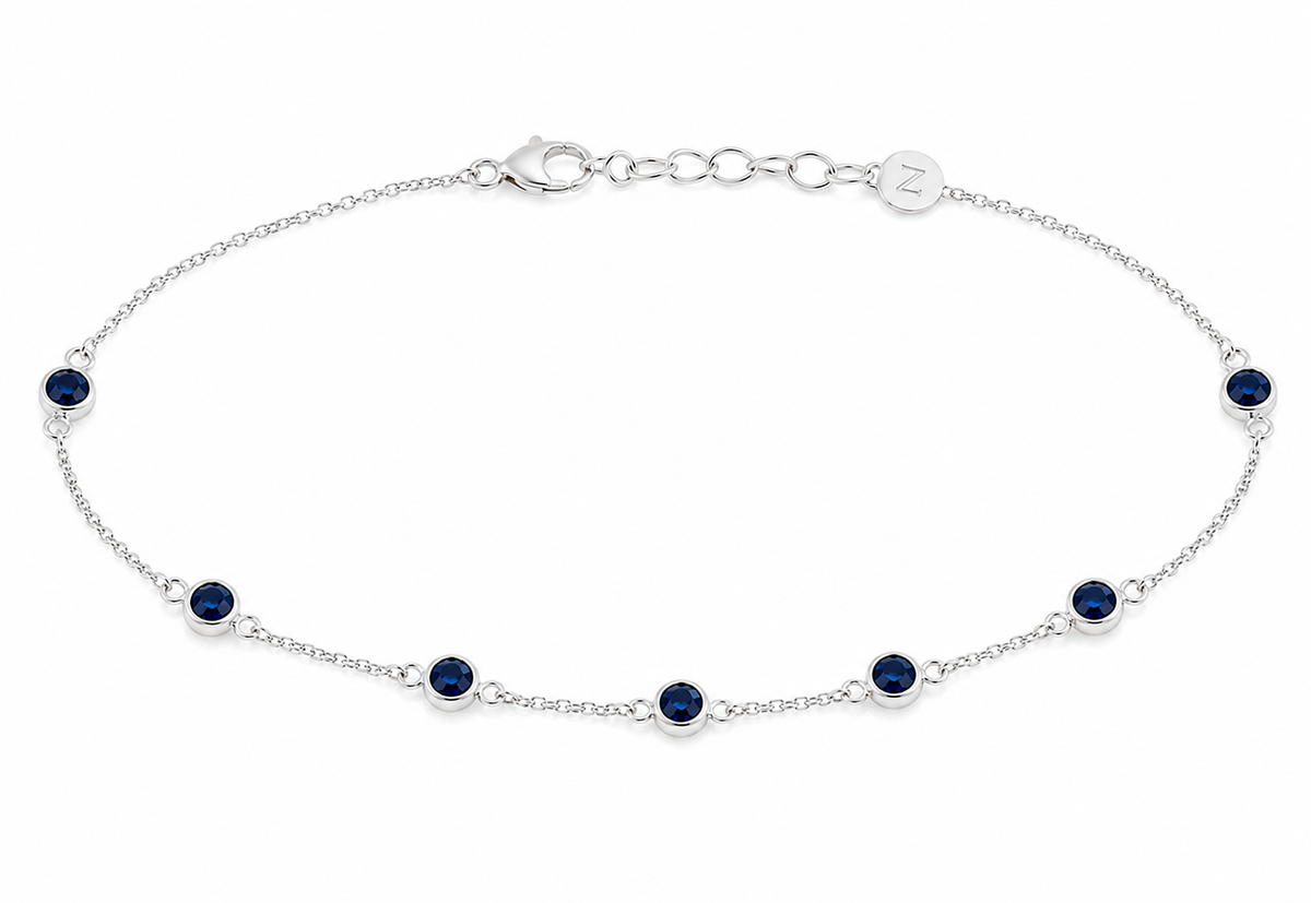 Septemeber Birthstone Bracelet — Lapis