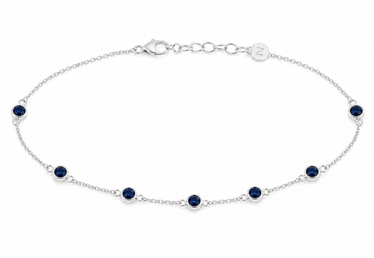 Septemeber Birthstone Bracelet — Lapis