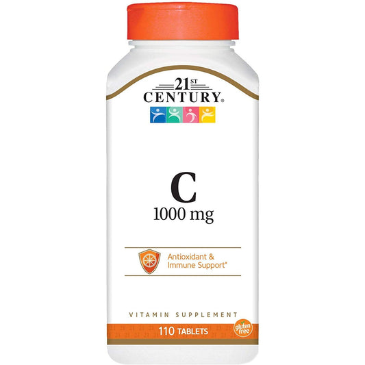 21st Century Vitamin C With Rose Hips, 1,000 Mg, 110 Tablets