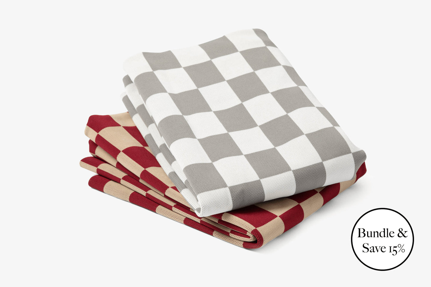 Red Checker | Dog Bed with Cover