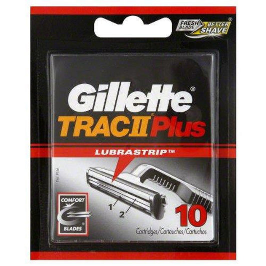 Gillette Trac II Plus Razor Blade Refill Cartridges