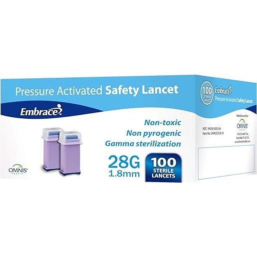 Embrace 100ct Safety Lancets