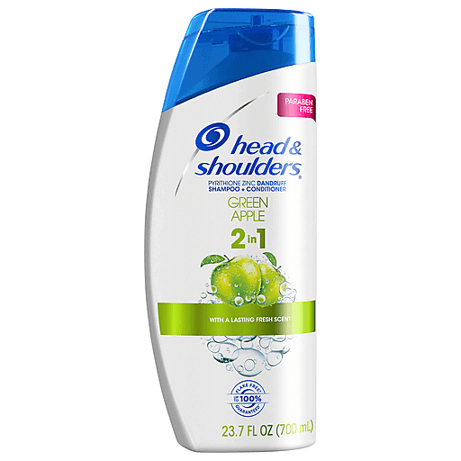 Head & Shoulders Shampoo Conditioner, Green Apple, 2 In 1 23.7 Fl Oz