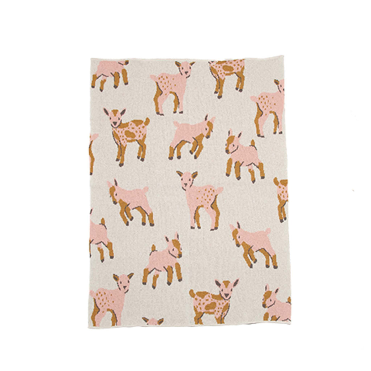 Baby Goat - Cotton Knit Blanket