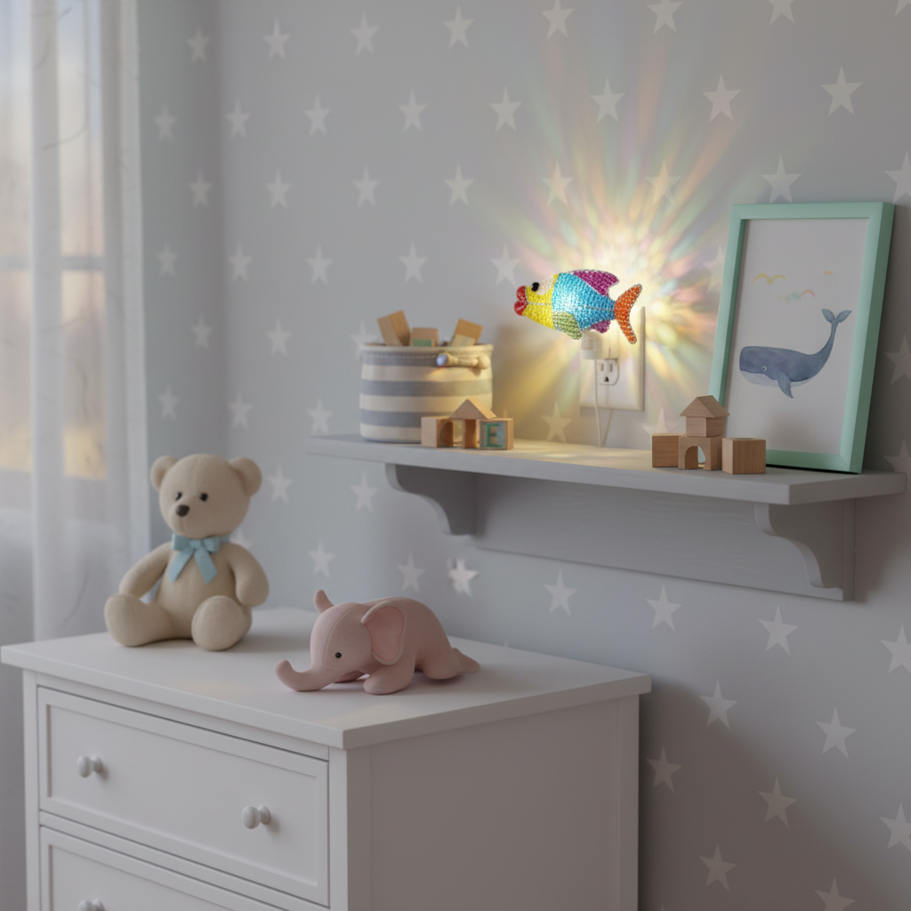 Night Light, Fish (Set of 2)
