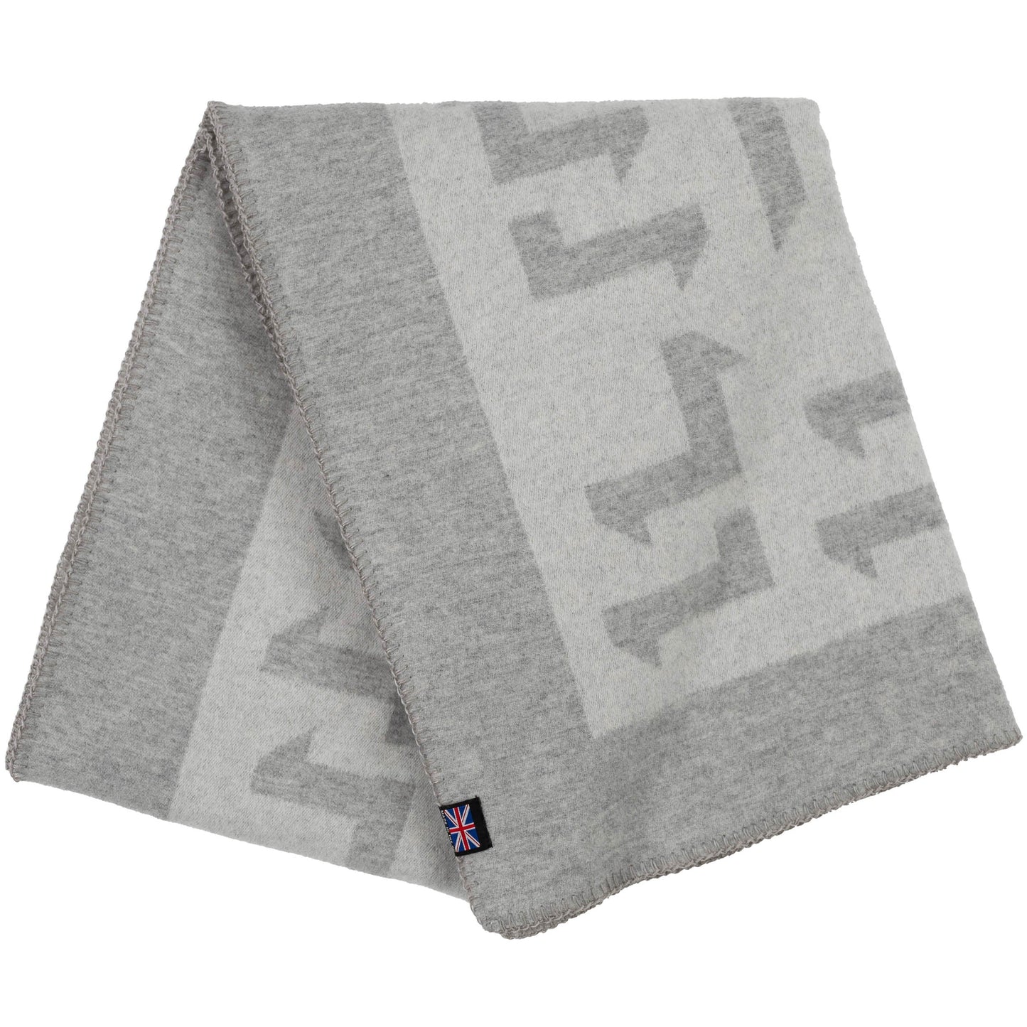 Prince of Scots Merino Wool Fleece Throw ~ Natural Expletive ~