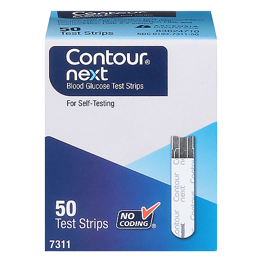 Contour Bayer Next Blood Glucose Test Strips