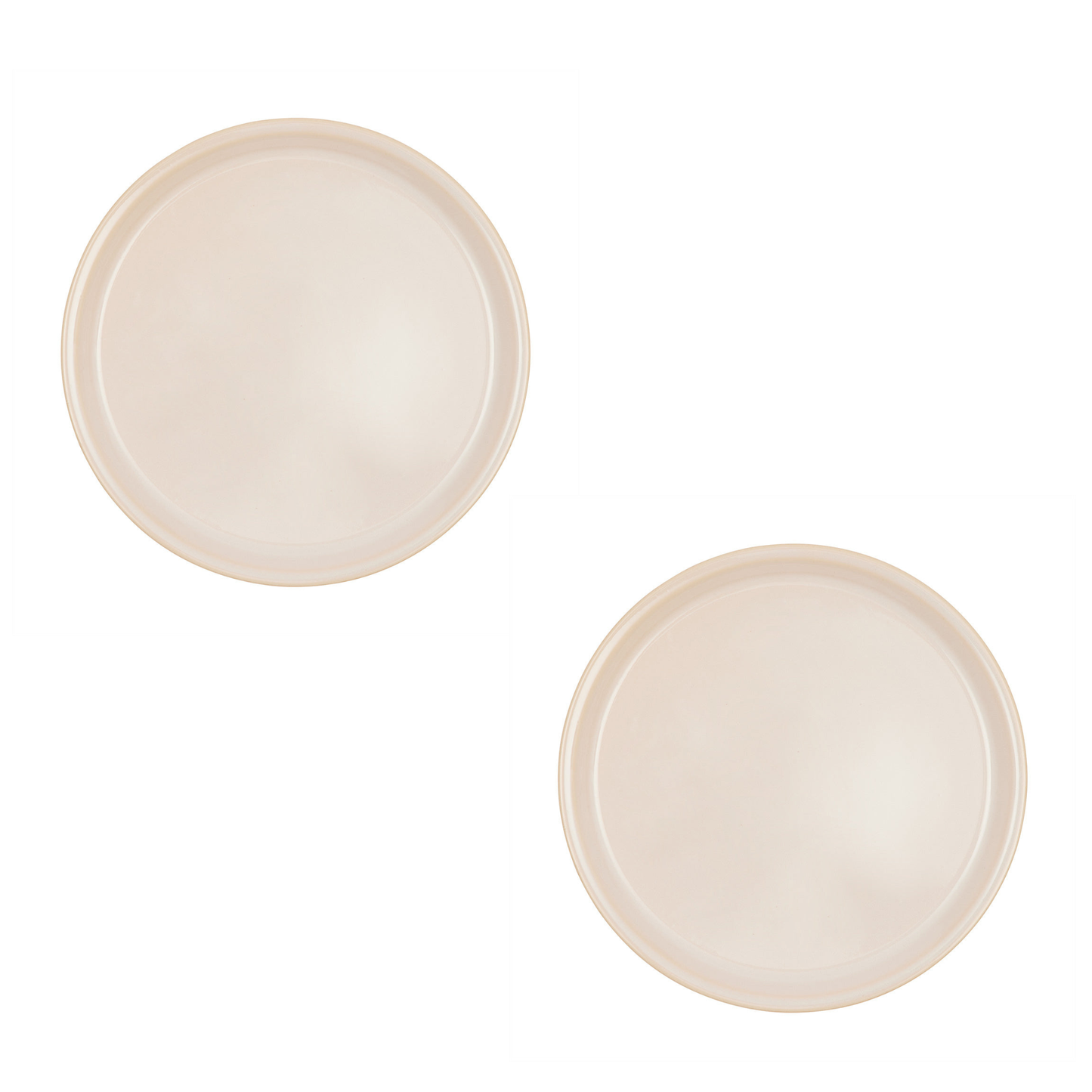Yuka Dinner Plate, Set of 2 in Offwhite