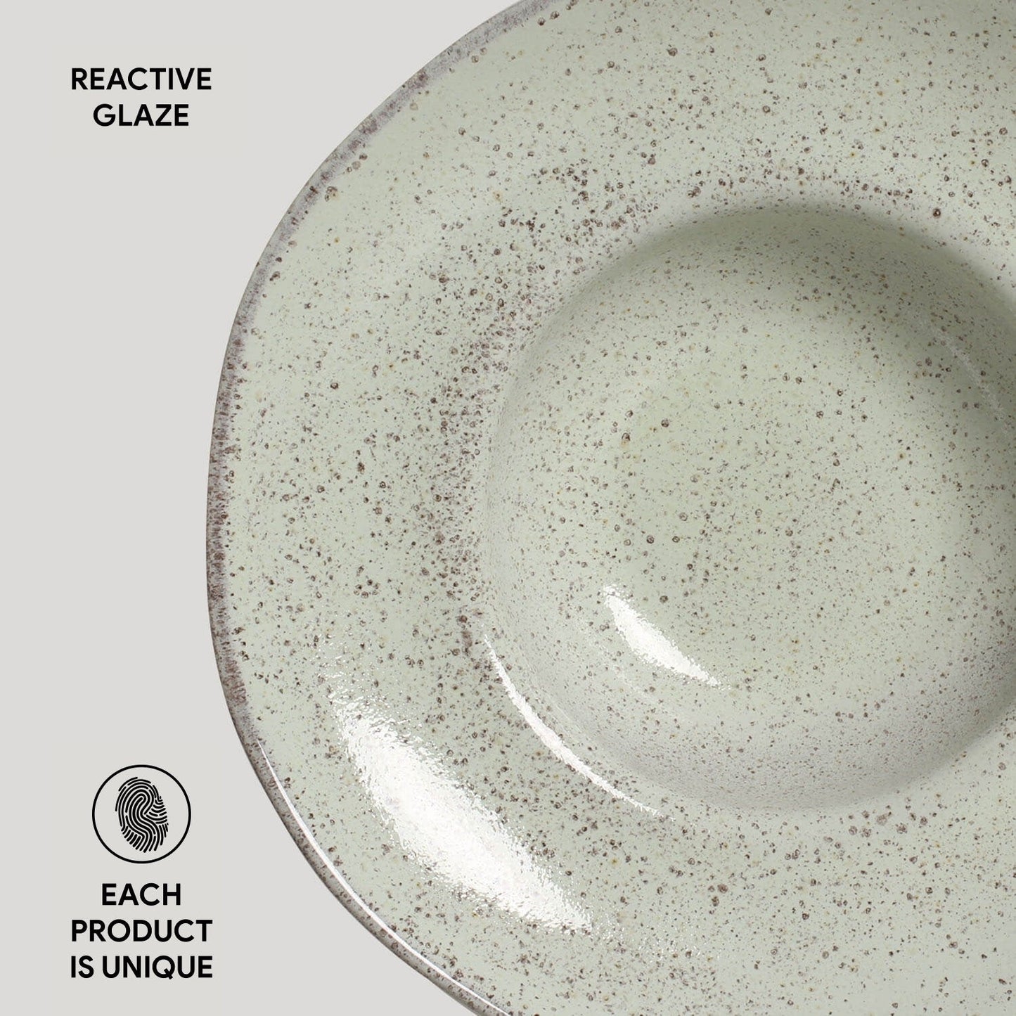 Deep Rim Plate Set of 4