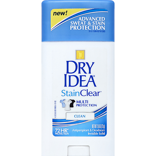 Dry Idea Stain Clear 72hrs 73g