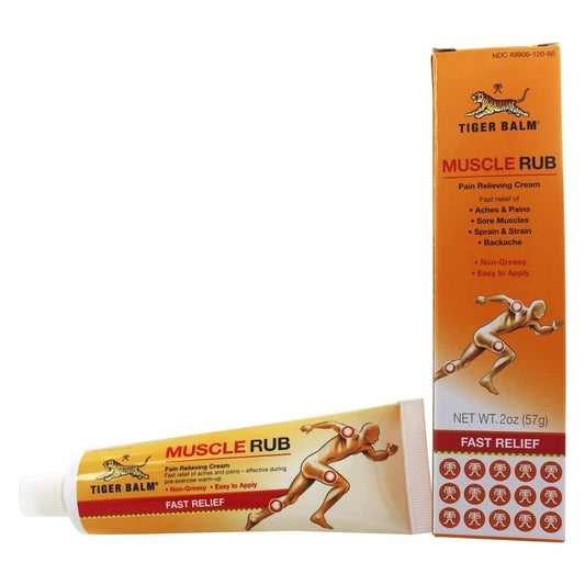 Tiger Balm Fast Relief Muscle Rub Topical Analgesic Cream - 2 Oz