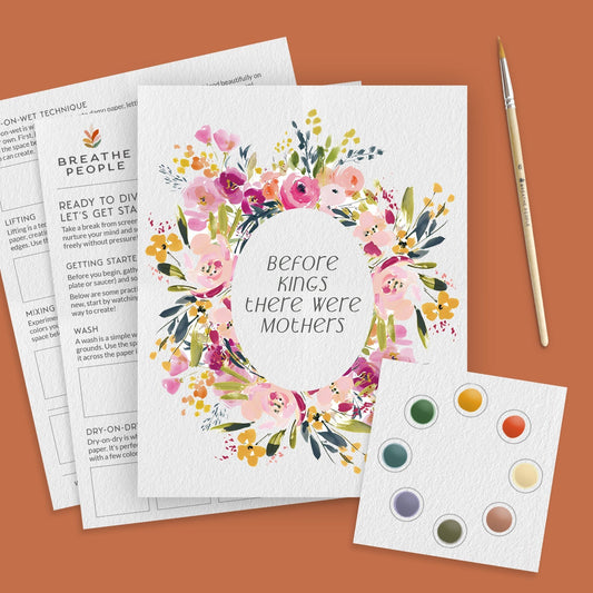 Before Kings, There Were Mothers – All-in-One Watercolor Kit