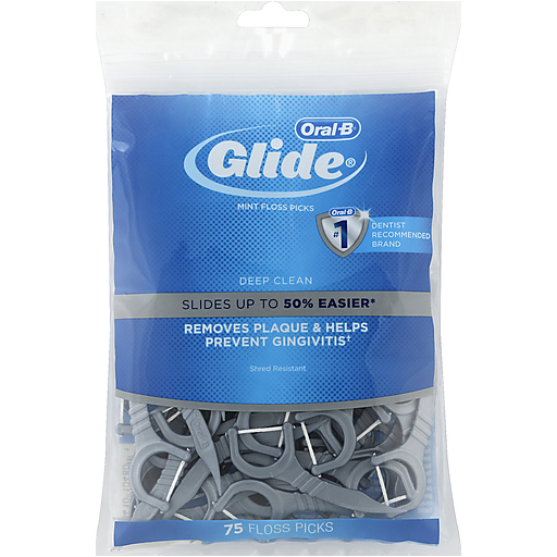 Oral B Glide Deep Clean Floss Picks - 75ct