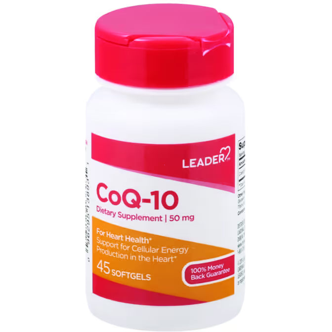 LEADER# COQ-10 50MG SOFTGELS 45 CT