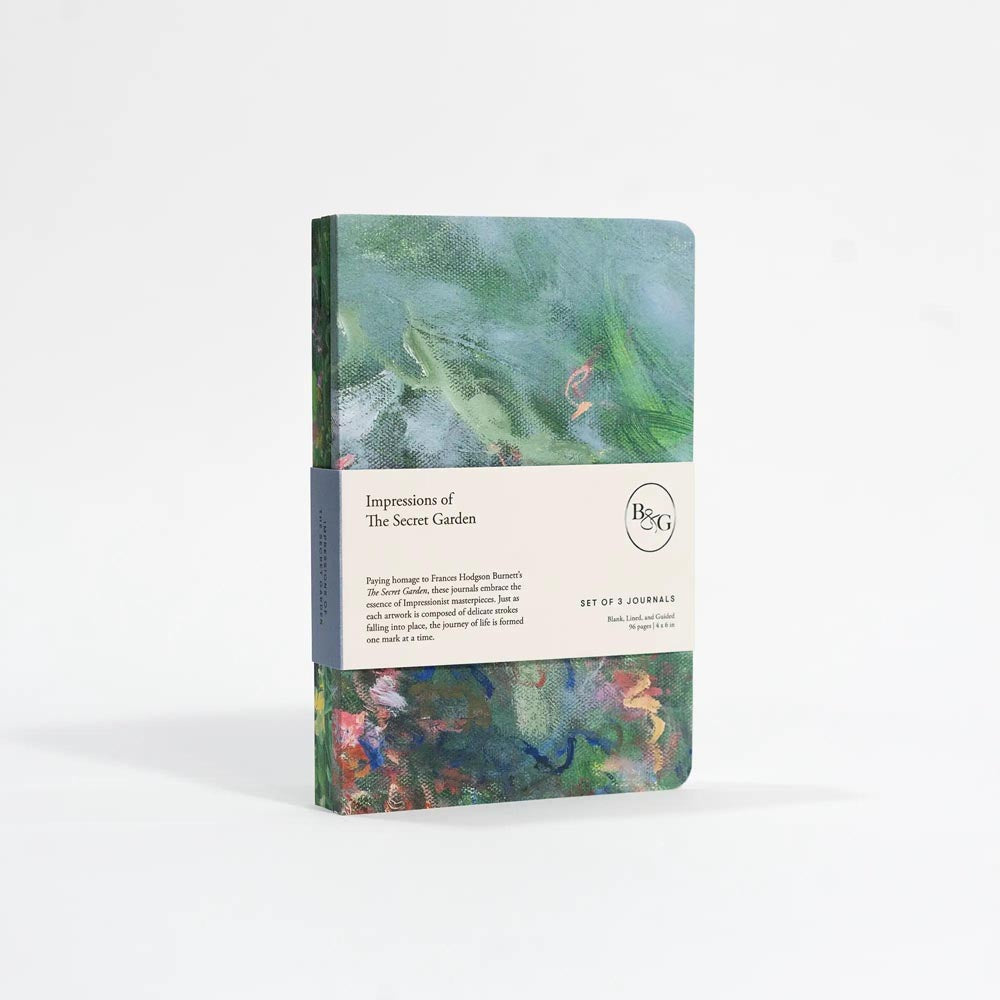 Set of 3 Pocket Journals - Impressions of The Secret Garden