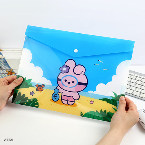 BTS x BT21 Minini Pp File Pocket A4 Vacance
