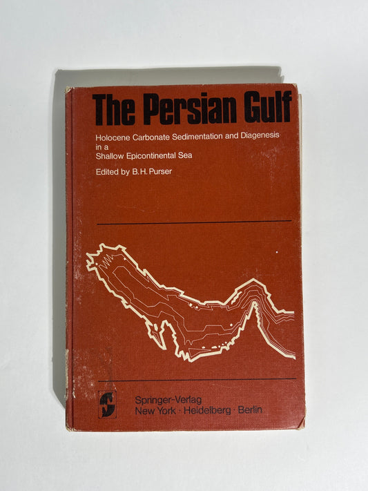 The Persian Gulf B.H. Purser Geological Reference Book w/ Supplemental Maps