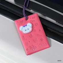 BT21 Minini Leather Patch Travel Tag Vacance