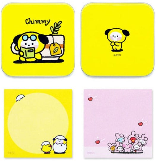 BT21 Minini Tin Case Memo Pad