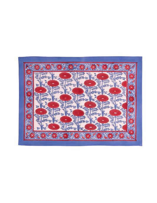 Araminta Blockprint Placemat, Set of 2