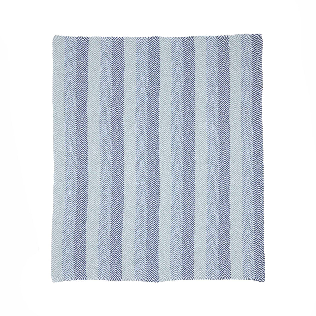 Herringbone Hues - Cotton Sustainable Knit Striped | Chevron Throw Blanket