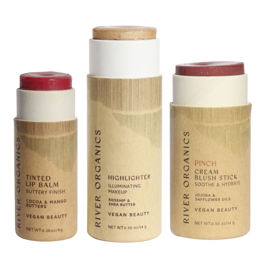 Lip + Highlighter + Blush Set
