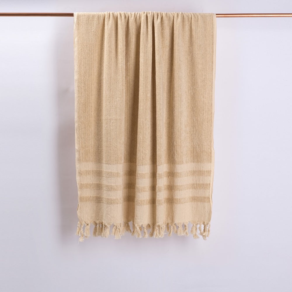 Hand loomed Linen Terry Bath Towel