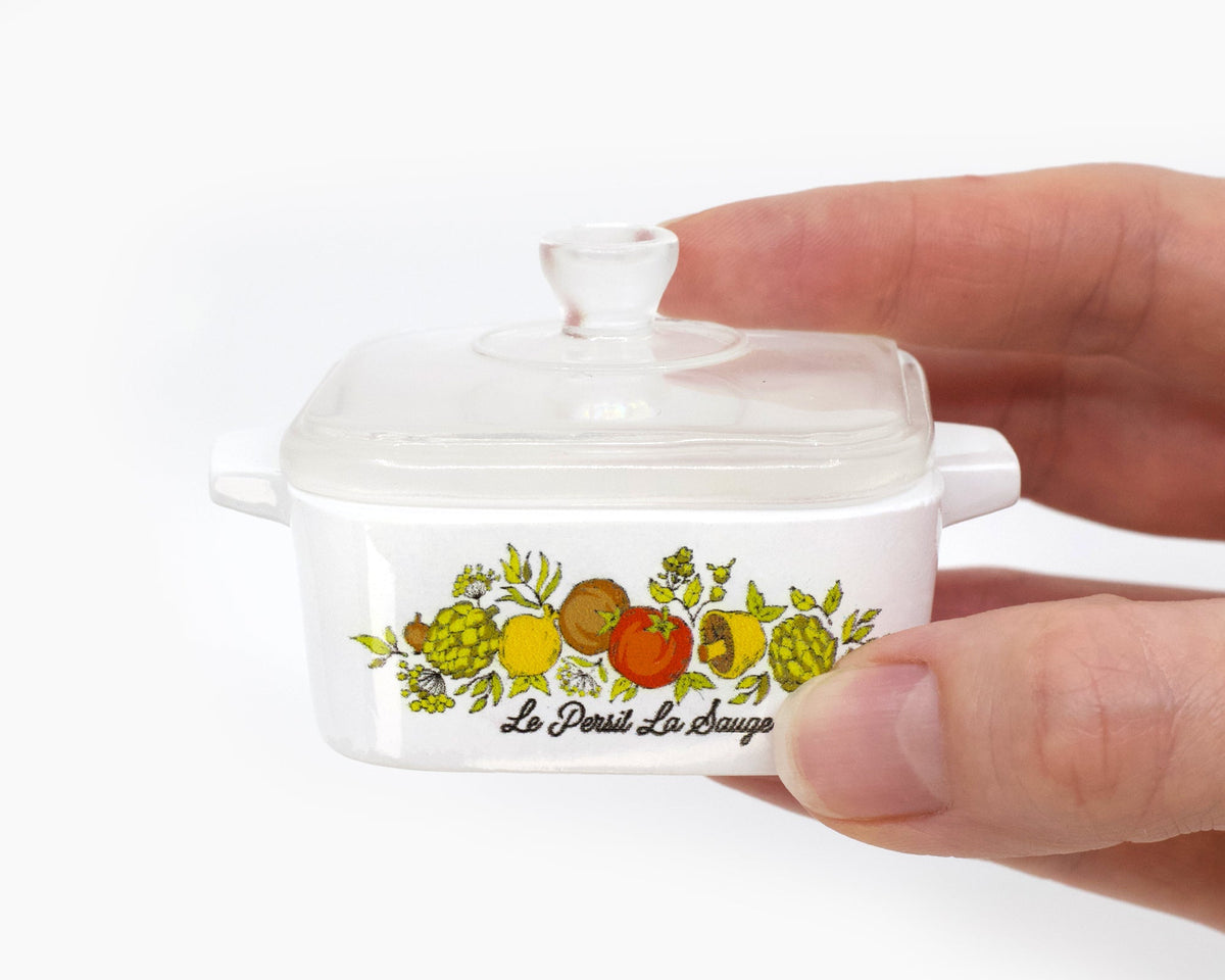 Mini Spice of Life Trinket Box – Corning Ware–Inspired Casserole