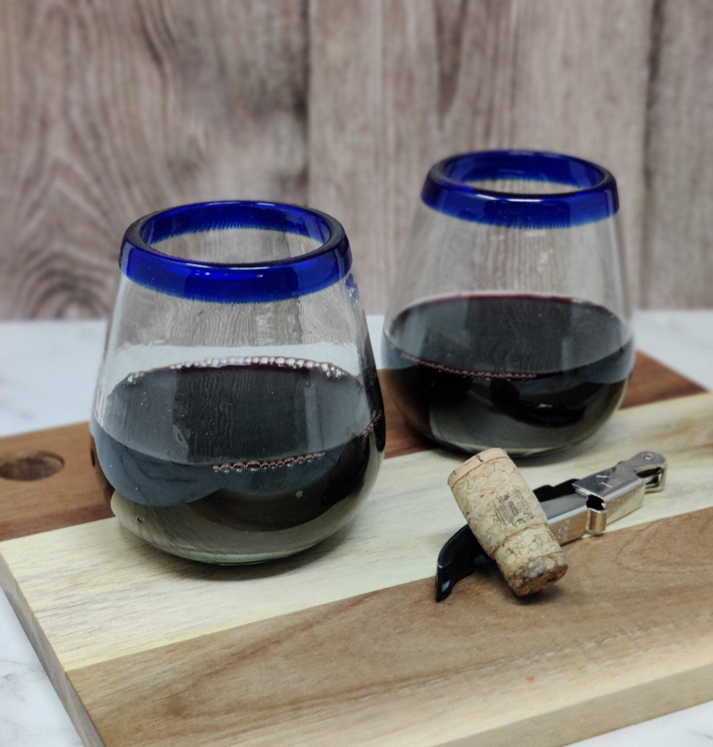 Stemless Wine Glasses - Set of 6