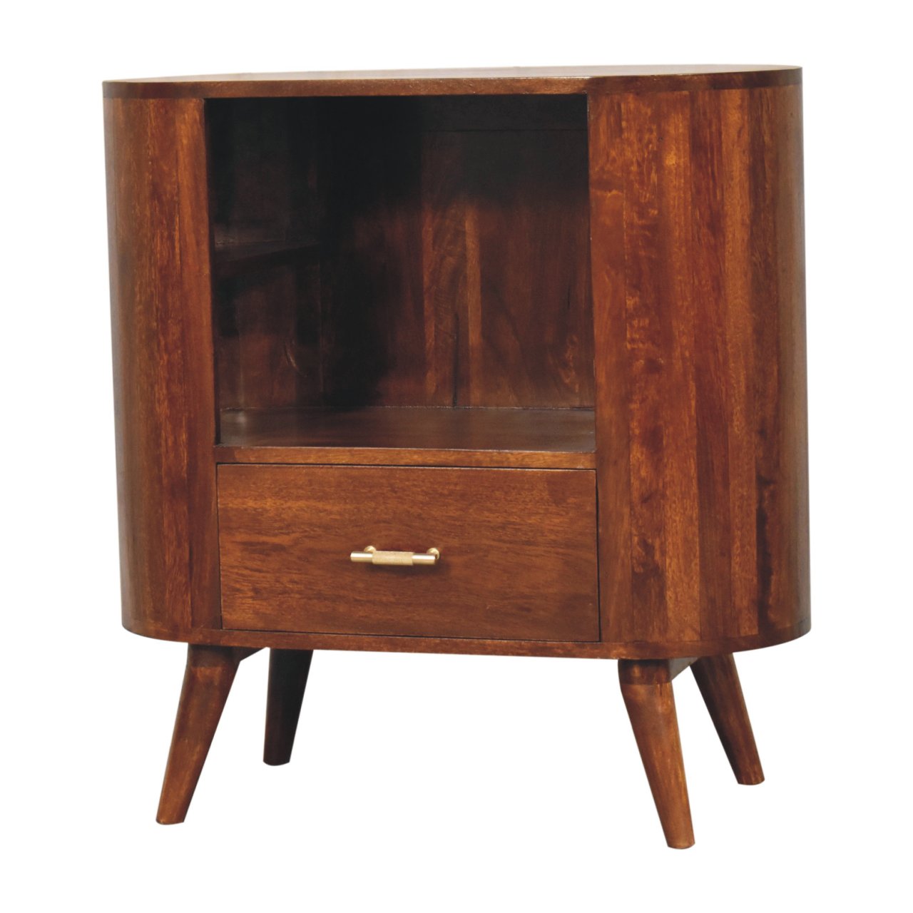 Solid Wood T-Bar Cortez Cabinet