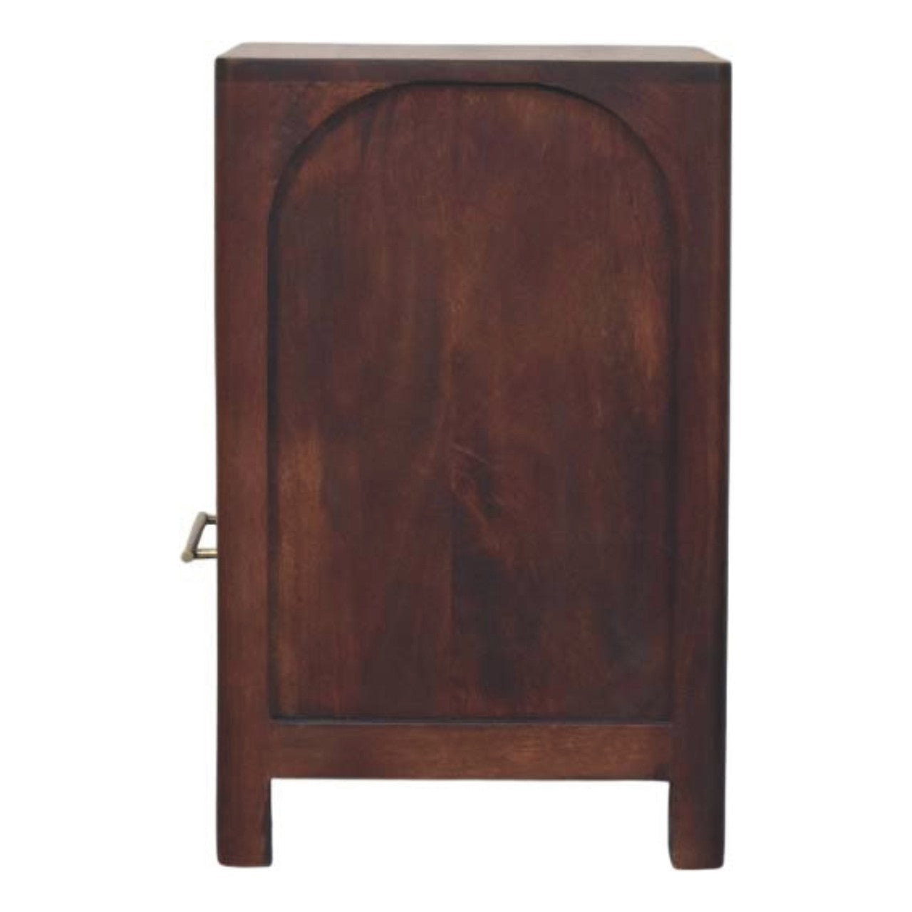Solid Wood Arched Edge Bedside Table