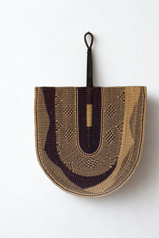 Large Fan in Natural & Black - Osadia Concept Store
