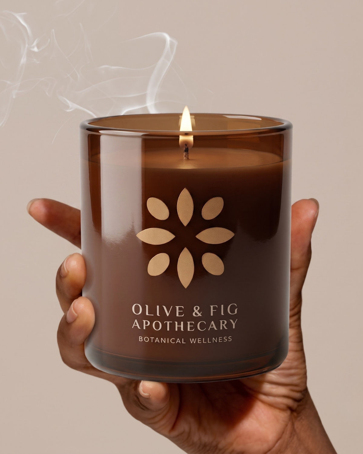 Olive & Fig Apothecary Driftwood Bloom scented 2-wick 11 oz candle