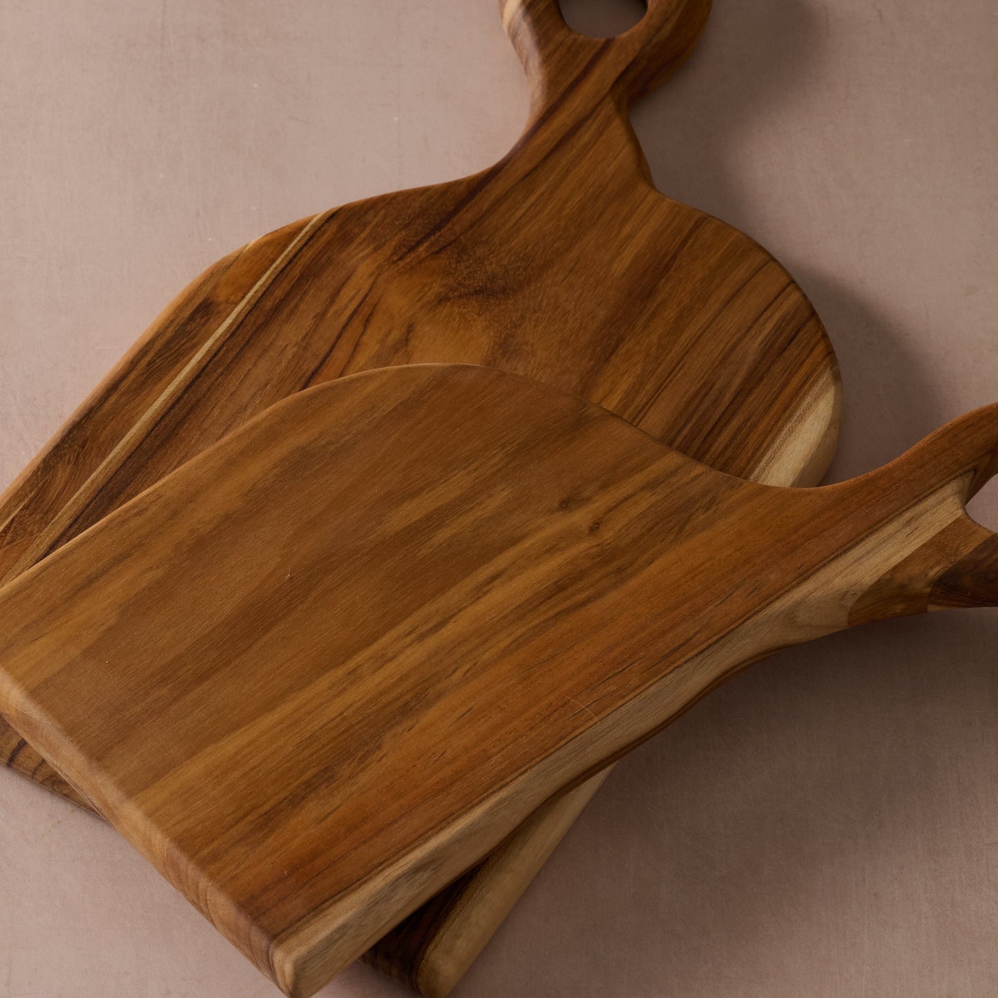 Amor Teak Cutting Board Duo