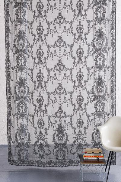 Premium Sheer Panels: The Linda - Silver