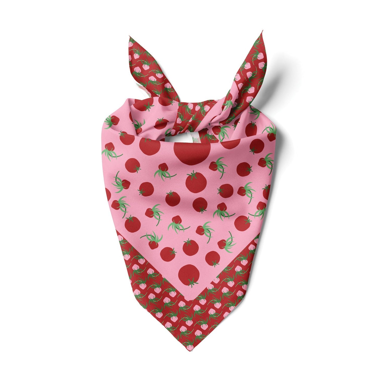 Tomatoes  Cotton Silk Bandana