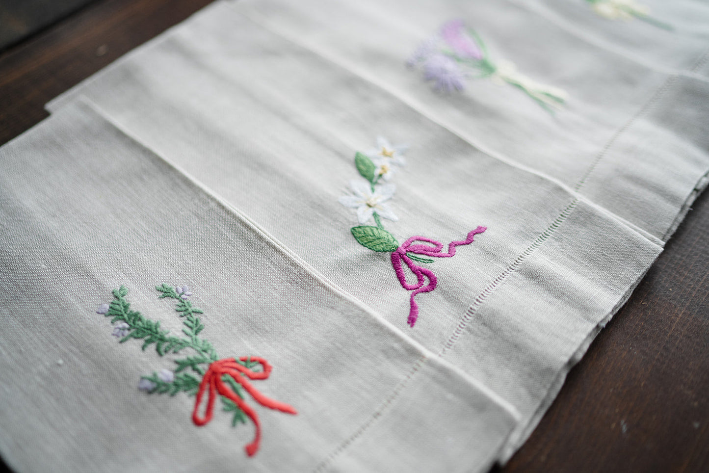 Flora Collection Tea Towels
