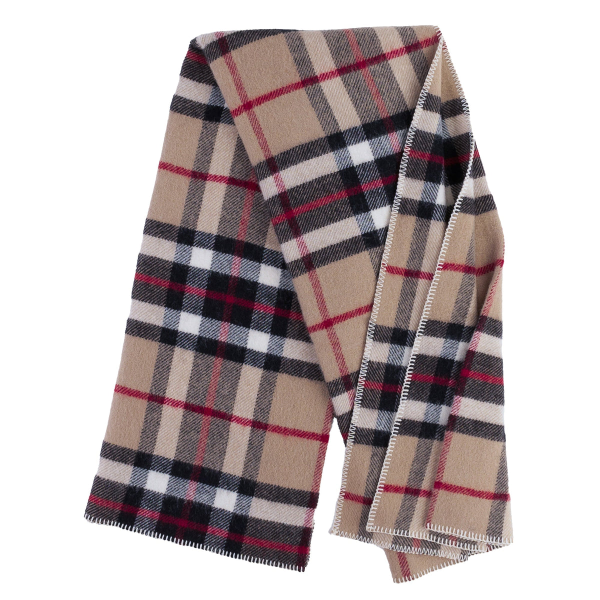 Highland Tweeds Big Throw - Camel Thompson