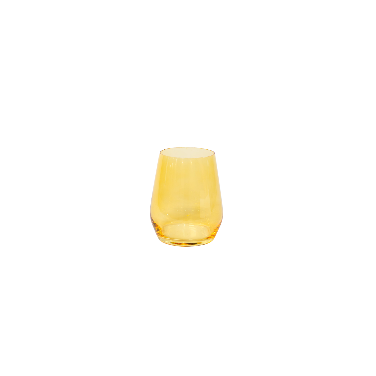 Sunshine Yellow - Colored Wine Glass