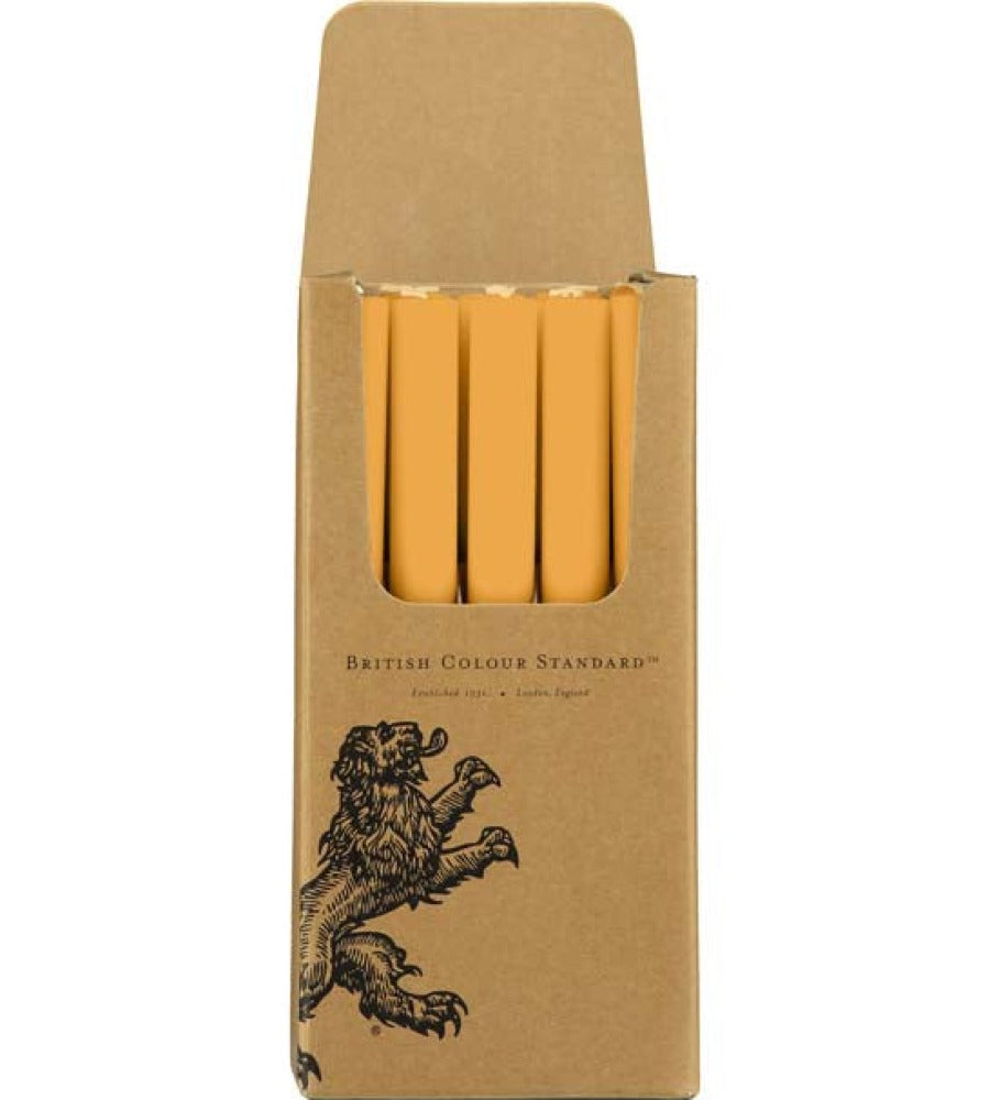 S/25 Saffron Dinner Candles