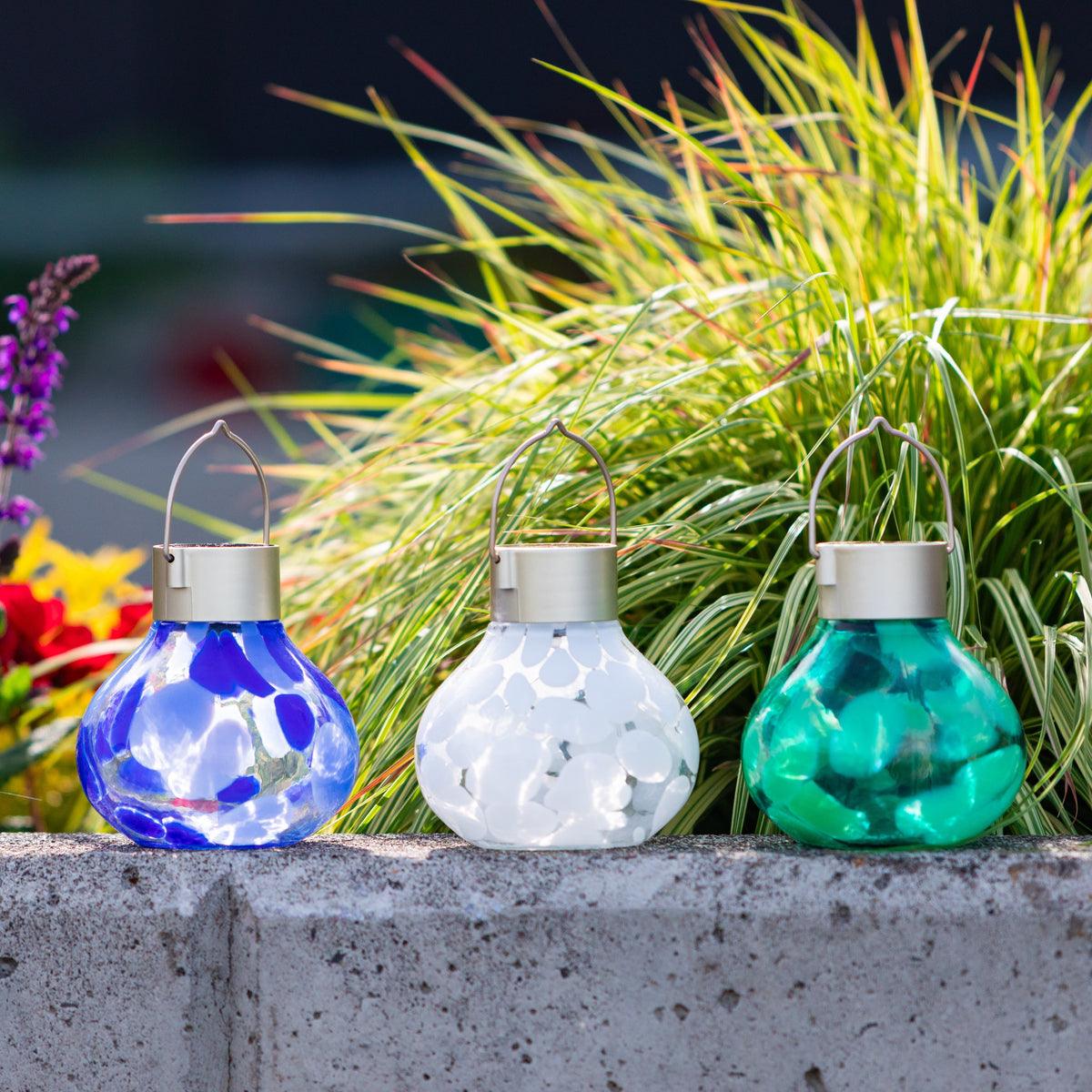 Solar Tea Lantern Multi-Colored 3-pack (Save $10)