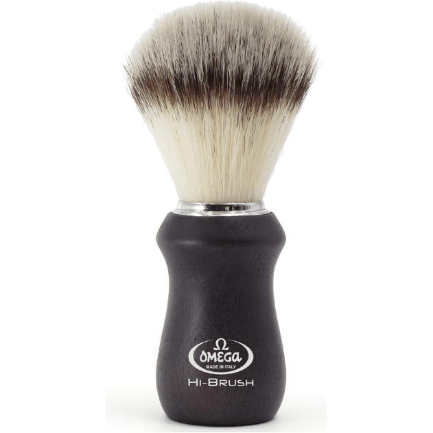 Omega Hi-Brush Fiber Synthetic Shaving Brush #0146833