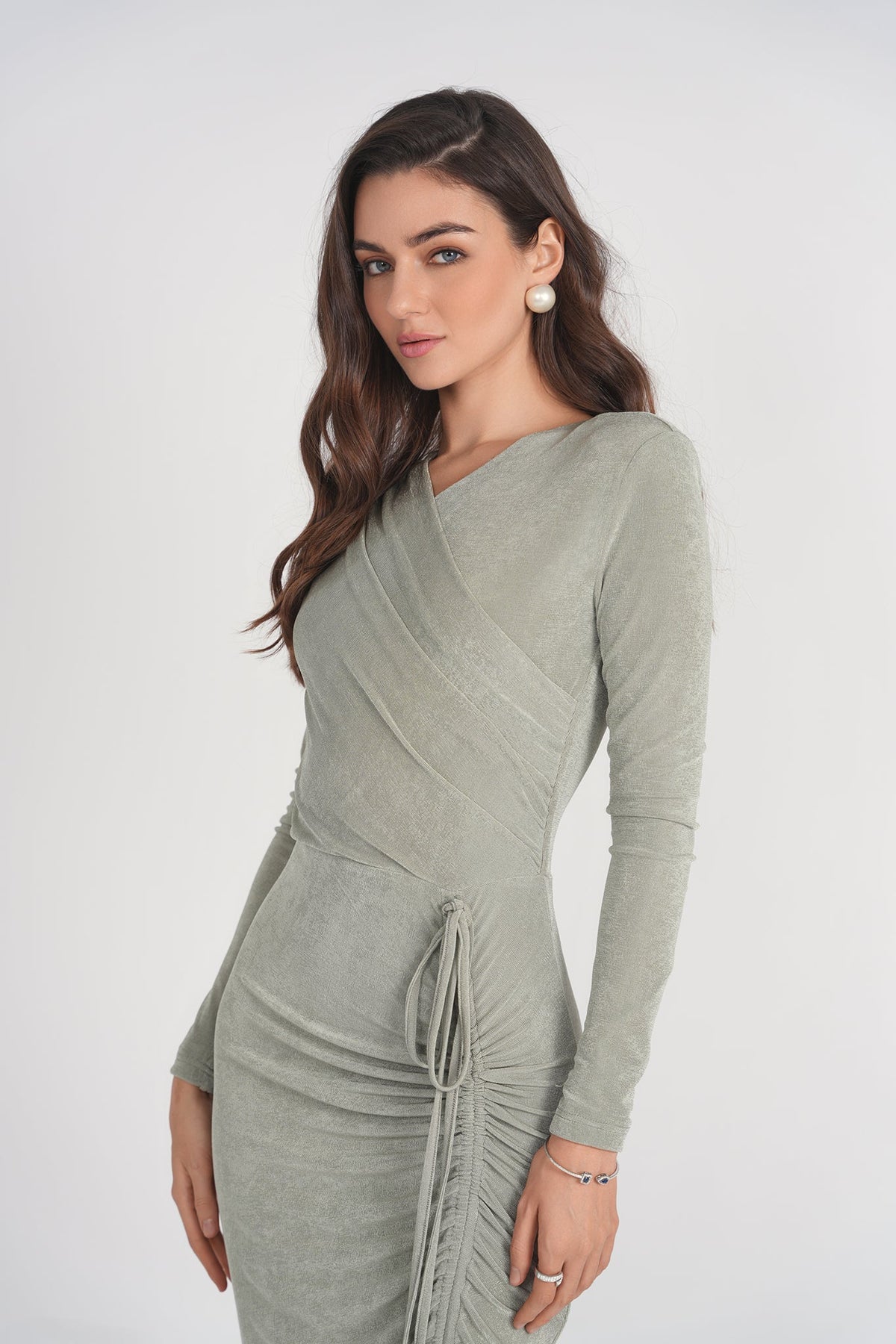 Valerie Midi Dress- Seafoam