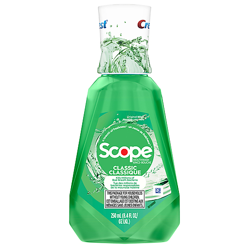Crest Scope Classic Mouthwash, Original Mint, 8.4 Fl Oz