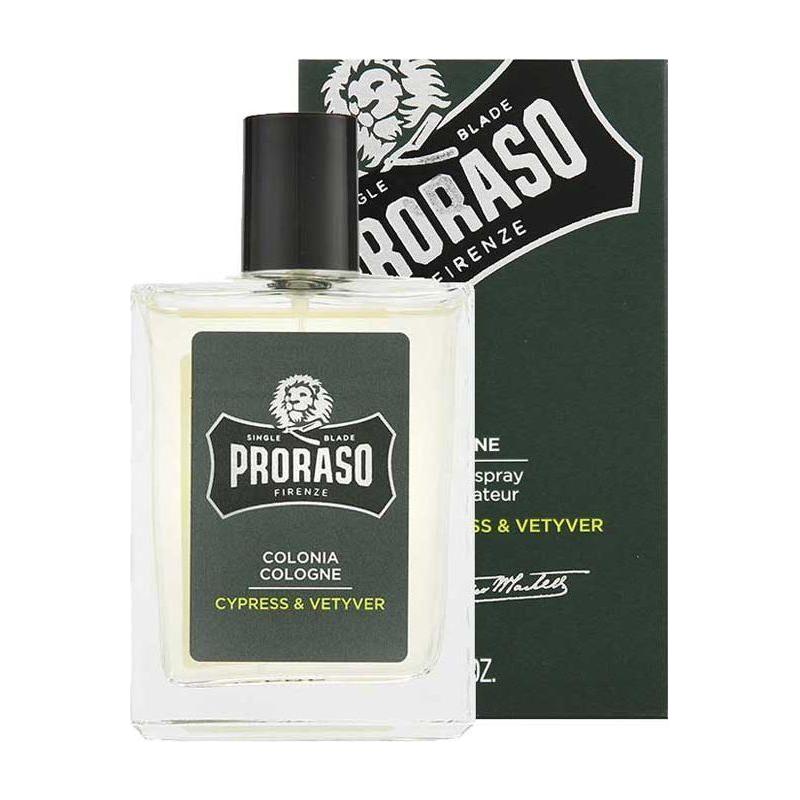 Proraso Cypress & Vetyver Natural Spray Cologne 3.4 Oz